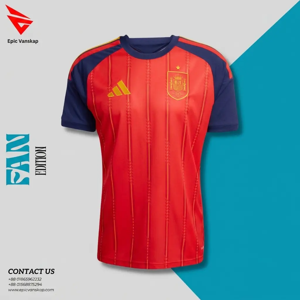 Spain 2026 Home Jersey Fan Edition